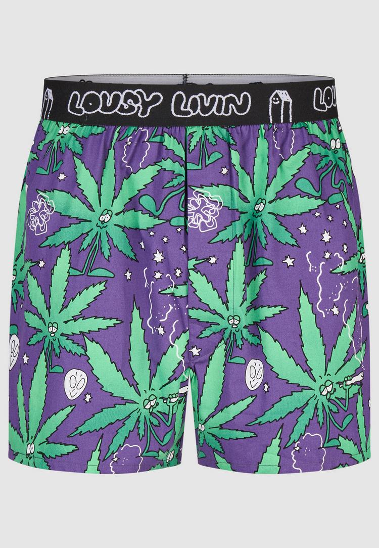 Lousy Livin Lousy Livin 2Pack Boxershorts Outer Weedy Unterhose Herren - Black - 2 | SportScheck