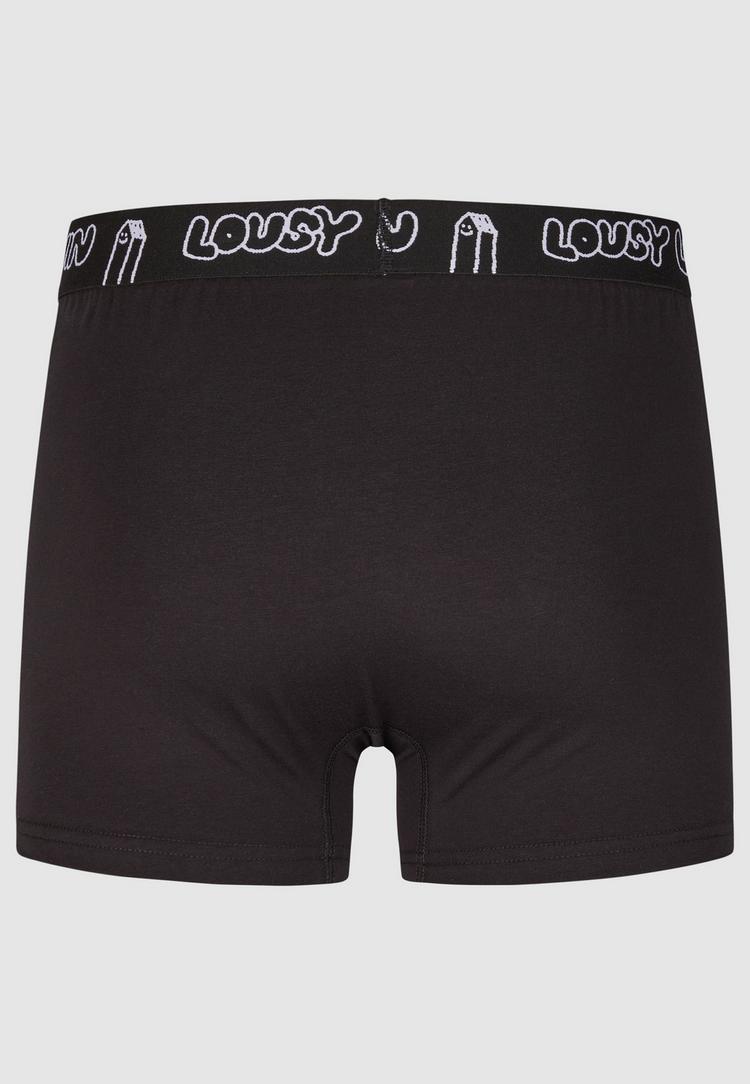 Lousy Livin Lousy Livin 2Pack Boxershorts Trunks Unterhose Herren - Black - 1 | SportScheck