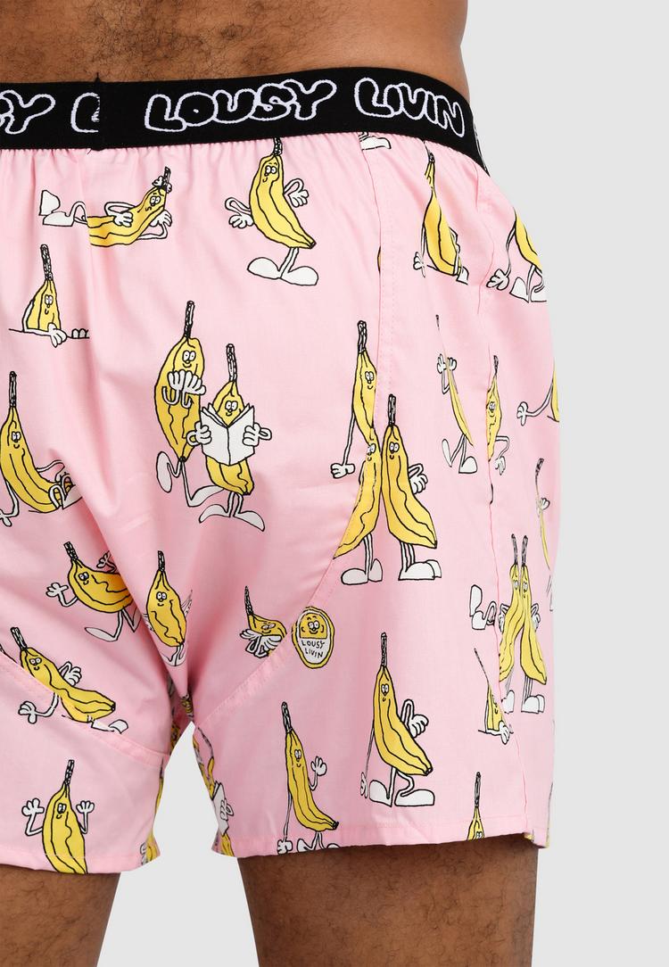 Lousy Livin Lousy Livin Boxer Briefs 2 Pack Unterhose Herren - Butterfly Pink Banana - 2 | SportScheck