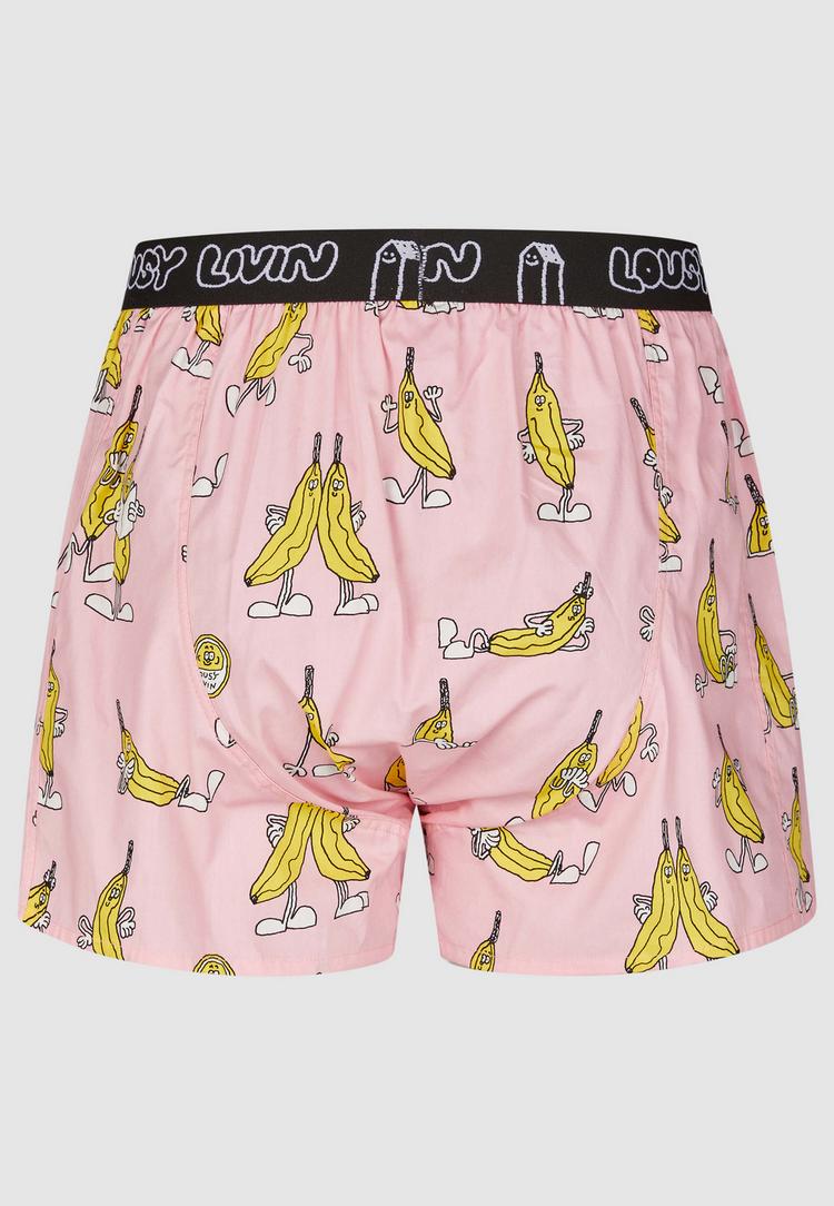 Lousy Livin Lousy Livin Boxer Briefs 2 Pack Unterhose Herren - Butterfly Pink Banana - 5 | SportScheck