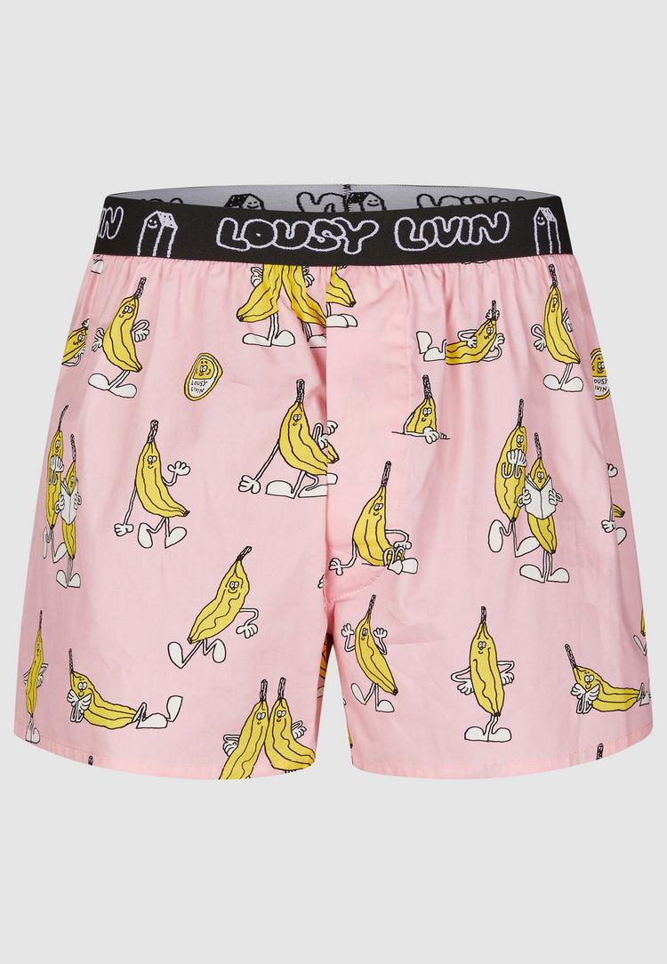 Lousy Livin Lousy Livin Boxer Briefs 2 Pack Unterhose Herren - Butterfly Pink Banana - 6 | SportScheck
