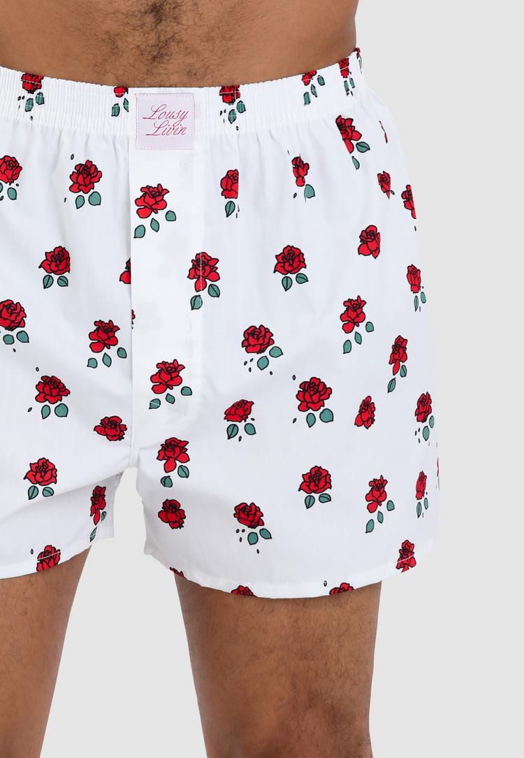 Lousy Livin Lousy Livin Rose & Valentines Unterhose Herren - White - 6 | SportScheck
