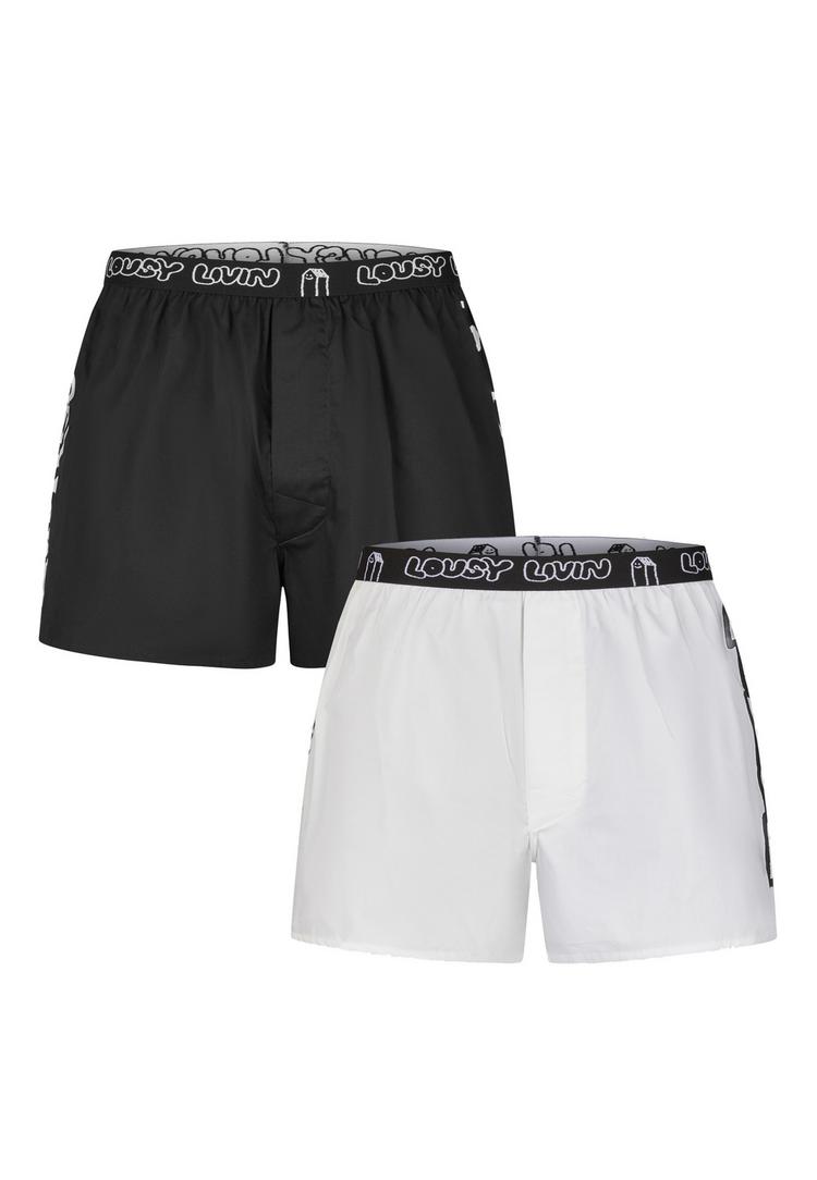 Lousy Livin Lousy Livin Lou Unterhose Herren - Black White - 0 | SportScheck