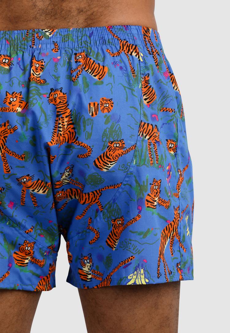 Lousy Livin Lousy Livin 2Pack Boxershorts Tiger Unterhose Herren - Saffron - 8 | SportScheck