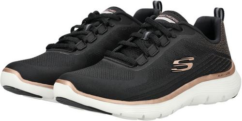 Rückansicht von Skechers Sneaker Sneaker Damen Schwarz