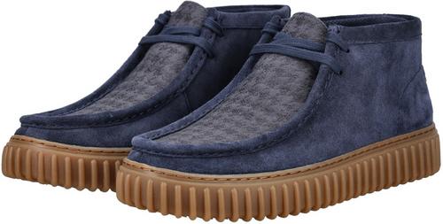 Rückansicht von Clarks Stiefelette Stiefel Herren Navy