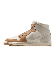 Rückansicht von Nike Air Jordan 1 Mid Damen Sneaker Damen braun