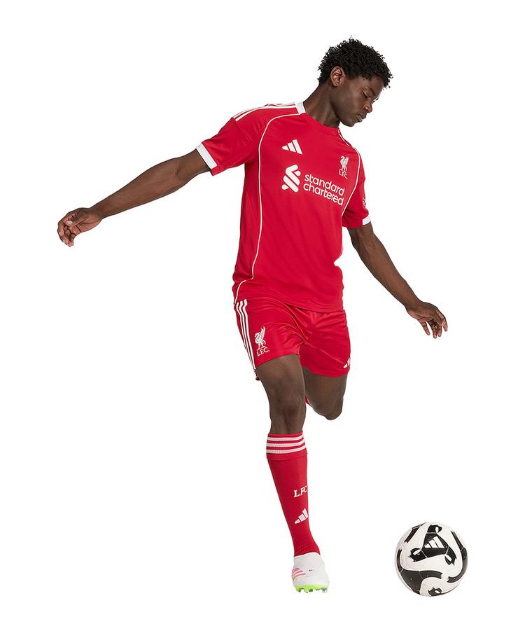 adidas adidas FC Liverpool Short Home 2025/2026 Fu&szlig;ballshorts Herren - rot - 3 | SportScheck