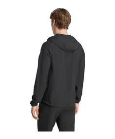 Rückansicht von adidas Juventus Turin Vis Tech Travel Jacke Trainingsjacke Herren schwarzrosa