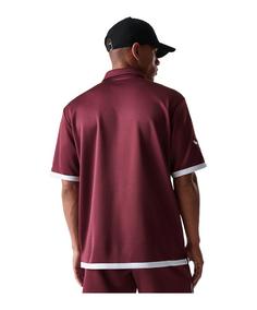 Rückansicht von New Era NBA Snap Button Chicago Bulls Hemd T-Shirt Herren rot