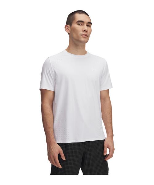 Under Armour Launch Elite T-Shirt Wei&szlig; Laufshirt Herren