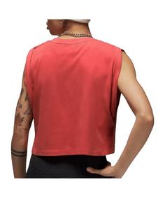 Rückansicht von Nike Essential Tanktop Damen Funktionstop Damen gruenorange