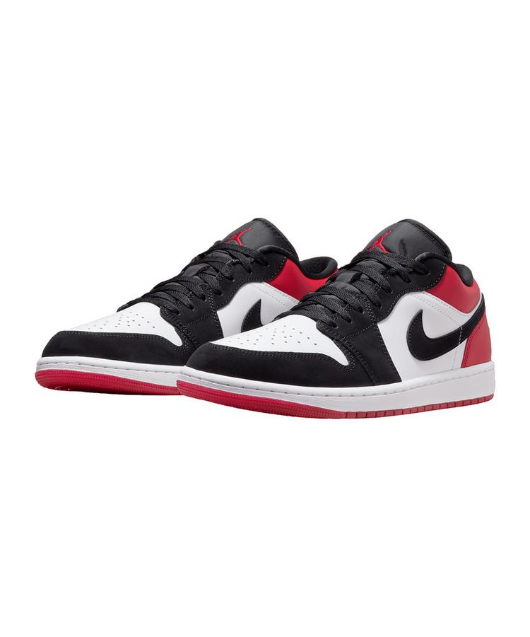 Nike Nike Air 1 Low SE Black Toe Sneaker Herren - weissschwarzrot - 3 | SportScheck