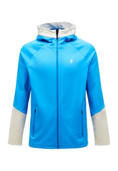 Peak Performance M Rider Zip Hood Fleecejacke Herren AZURBLAU