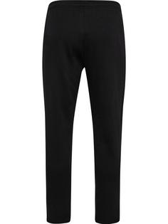 Rückansicht von hummel hmlMOVER COTTON PANTS Trainingshose Herren BLACK