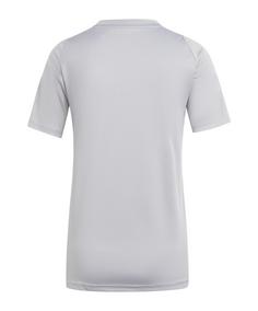 Rückansicht von adidas Tiro 24 Trikot Damen Fußballtrikot Damen grauweiss
