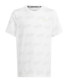 adidas Jb T-Shirt Kids Weiß T-Shirt Kinder weissgrau