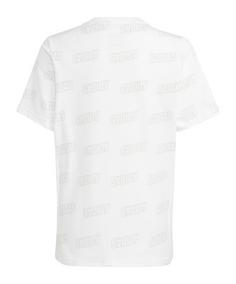 Rückansicht von adidas Jb T-Shirt Kids Weiß T-Shirt Kinder weissgrau