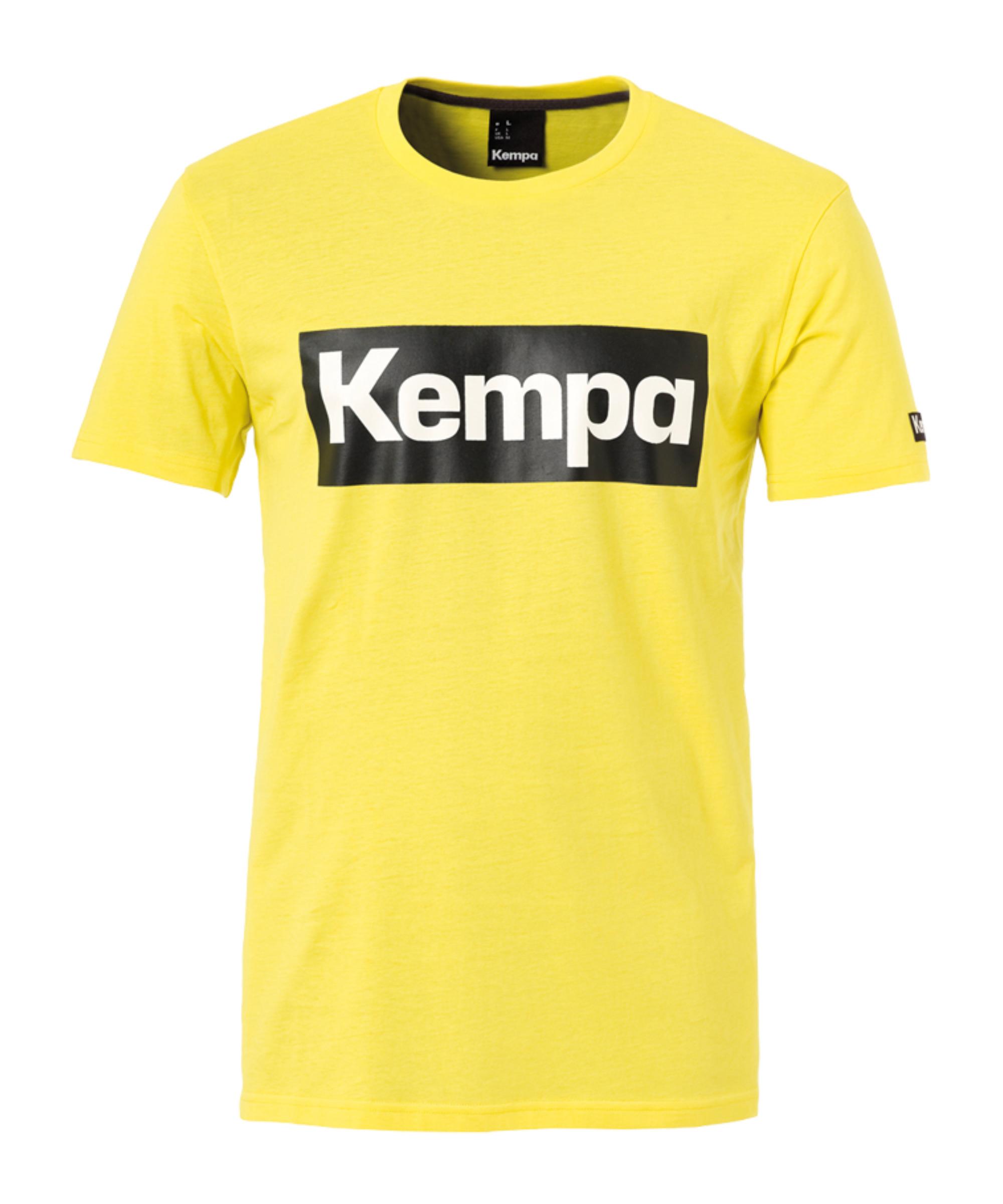 Kempa T-Shirt Funktionsshirt Herren - gelb