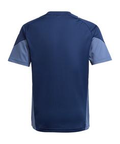 Rückansicht von adidas Tiro 25 Competition Trikot Kids Fußballtrikot Kinder blaublaublau