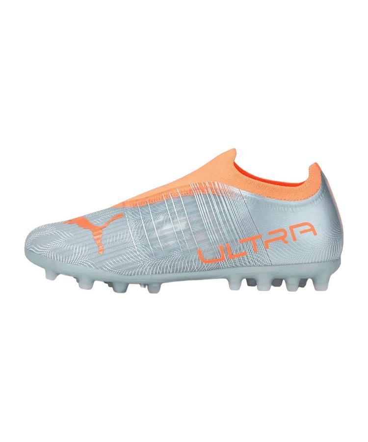 PUMA PUMA ULTRA 3.4 MG Jr Kids Fu&szlig;ballschuhe Kinder - silbergelb - 0 | SportScheck