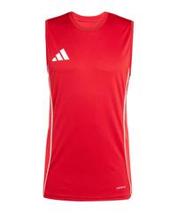 adidas Tiro 25 Competition Tanktop Wei&szlig; Funktionstop Herren - rotlila