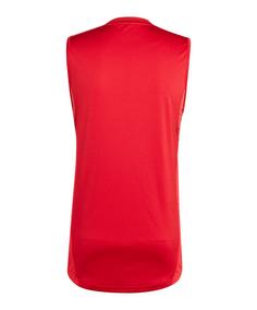 Rückansicht von adidas Tiro 25 Competition Tanktop Weiß Funktionstop Herren rotlila