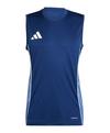 adidas Tiro 25 Competition Tanktop Wei&szlig; Funktionstop Herren - blaublau
