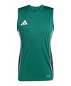 adidas Tiro 25 Competition Tanktop Wei&szlig; Funktionstop Herren - gruengruen