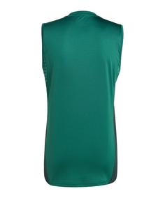 Rückansicht von adidas Tiro 25 Competition Tanktop Weiß Funktionstop Herren gruengruen