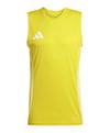 adidas Tiro 25 Competition Tanktop Wei&szlig; Funktionstop Herren - gelbgelb