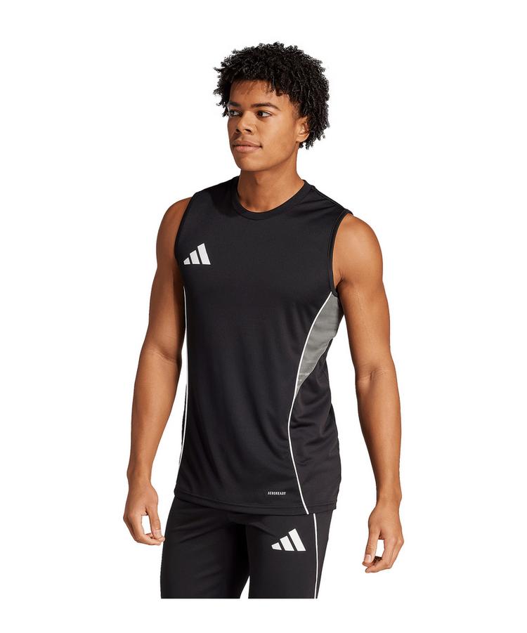 adidas adidas Tiro 25 Competition Tanktop Wei&szlig; Funktionstop Herren - schwarzgrau - 0 | SportScheck
