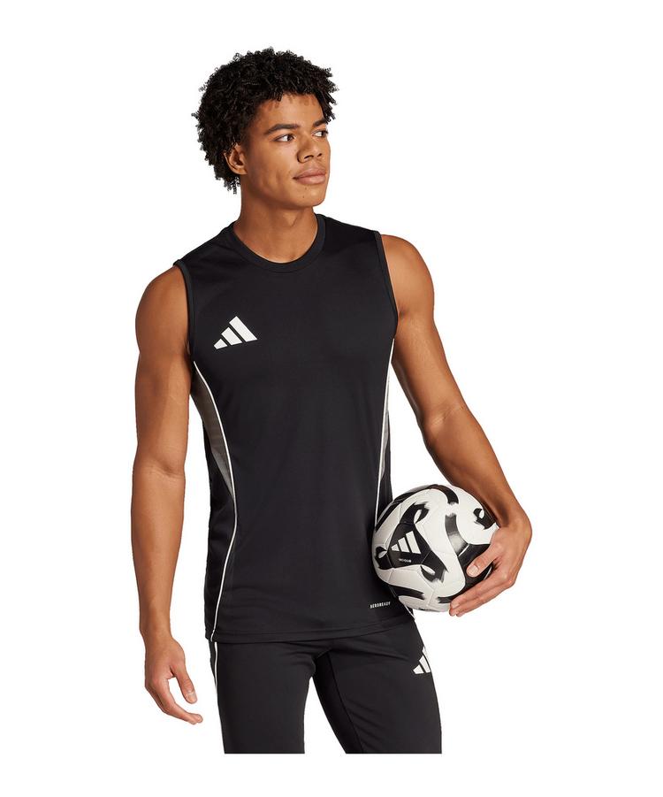 adidas adidas Tiro 25 Competition Tanktop Wei&szlig; Funktionstop Herren - schwarzgrau - 2 | SportScheck