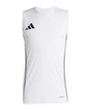 adidas Tiro 25 Competition Tanktop Wei&szlig; Funktionstop Herren - weiss
