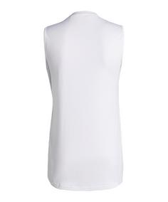 Rückansicht von adidas Tiro 25 Competition Tanktop Weiß Funktionstop Herren weiss
