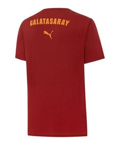 Rückansicht von PUMA Galatasaray Istanbul T-Shirt Fanshirt rot