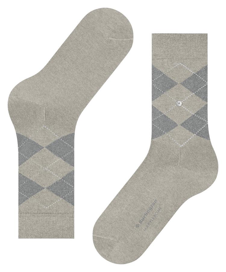 Burlington Burlington Marylebone Glitter SO Socken Damen - light grey (3771) - 2 | SportScheck