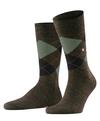 Burlington Edinburgh Melange Socken Herren - jade cream (7185)