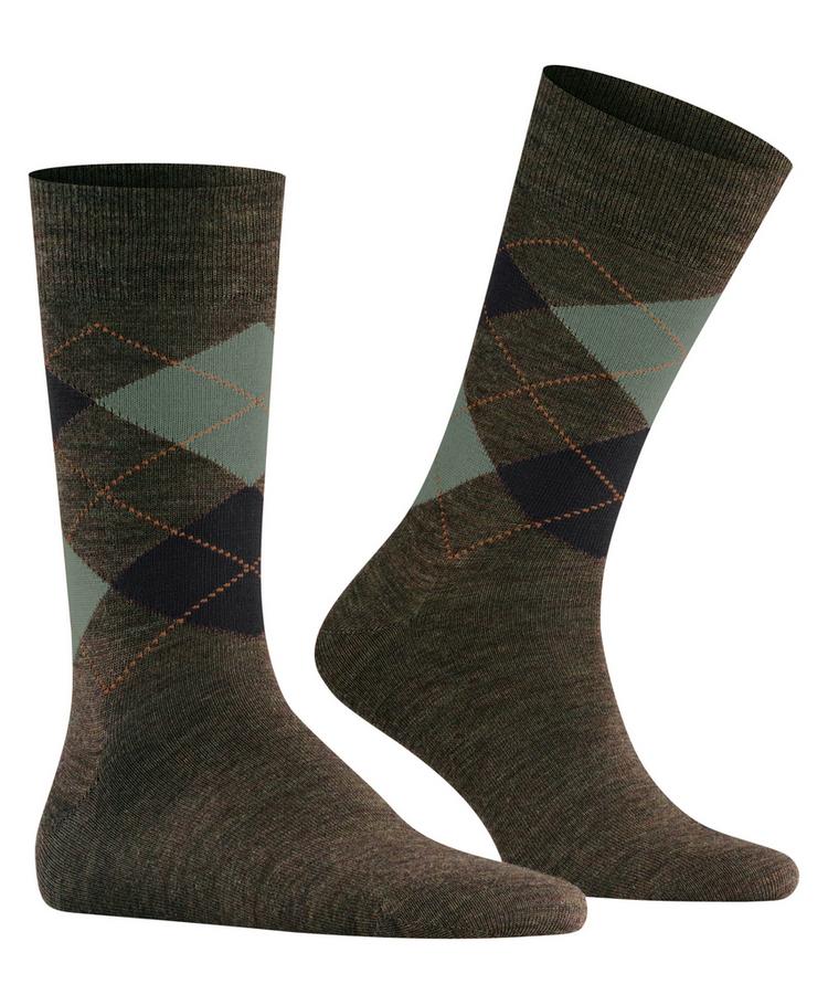 Burlington Burlington Edinburgh Melange Socken Herren - jade cream (7185) - 0 | SportScheck