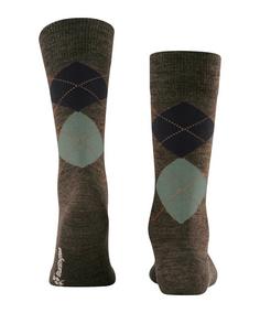 Rückansicht von Burlington Edinburgh Melange SO Freizeitsocken Herren jade cream (7185)