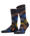 Burlington Newcastle Melange Socken Herren - cobalt (6273)