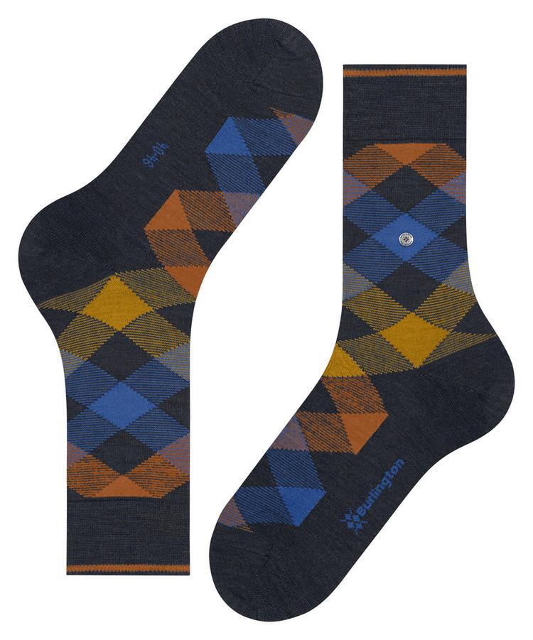 Burlington Burlington Newcastle Melange Socken Herren - cobalt (6273) - 2 | SportScheck