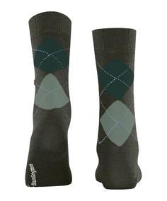 Rückansicht von Burlington Marylebone Melange SO Freizeitsocken Damen green mel. (7184)