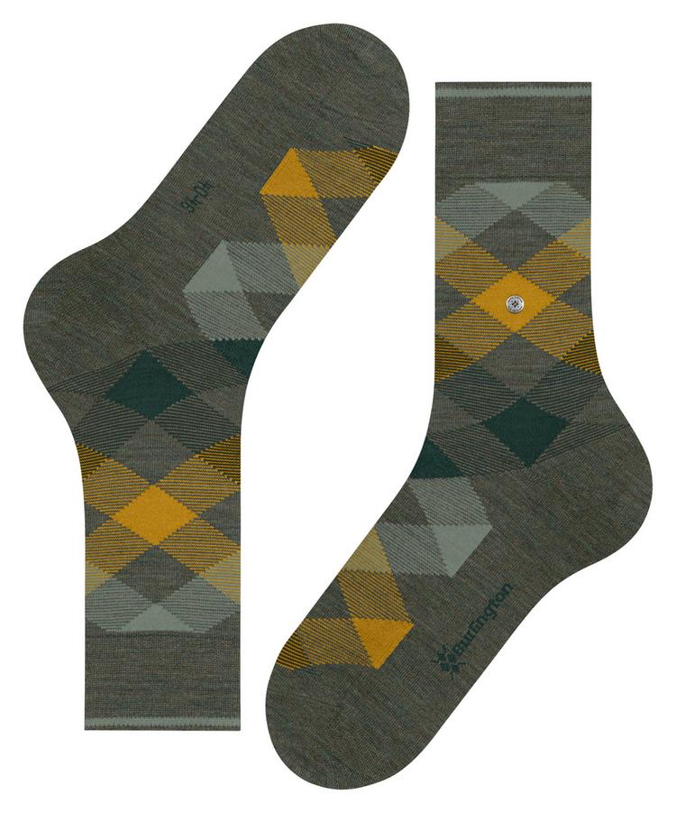 Burlington Burlington Newcastle Melange SO Socken Herren - steel blue (7921) - 2 | SportScheck