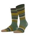 Burlington Stripe SO Socken Herren - asparagus (7045)