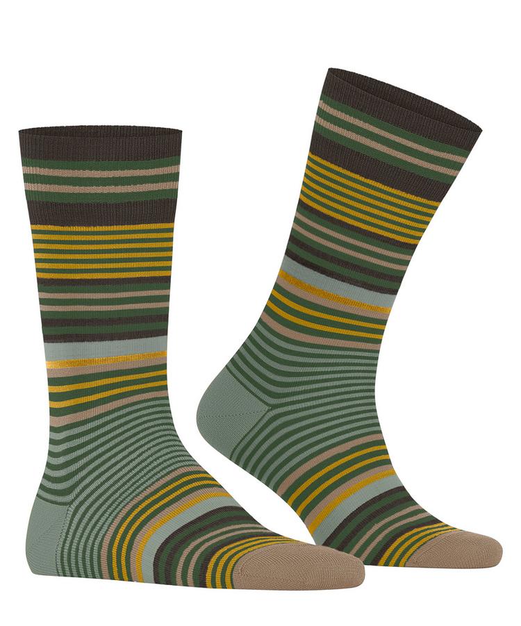 Burlington Burlington Stripe SO Socken Herren - asparagus (7045) - 0 | SportScheck