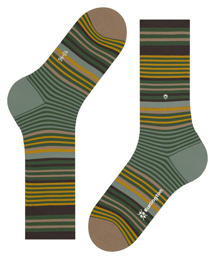 Burlington Burlington Stripe SO Socken Herren - asparagus (7045) - 2 | SportScheck