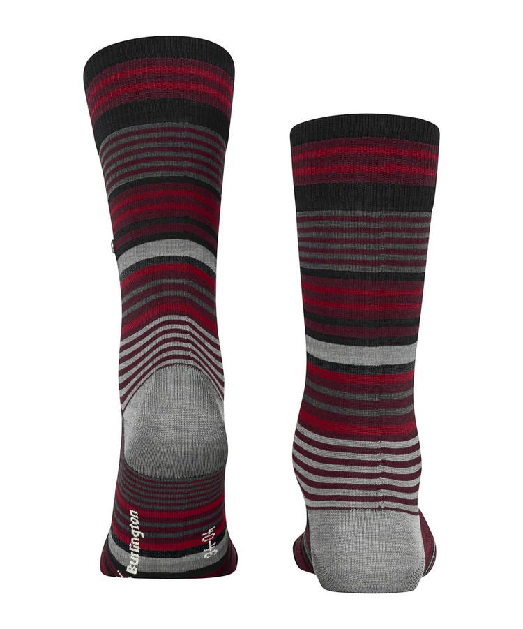 Burlington Burlington Stripe SO Socken Herren - berry (8433) - 0 | SportScheck