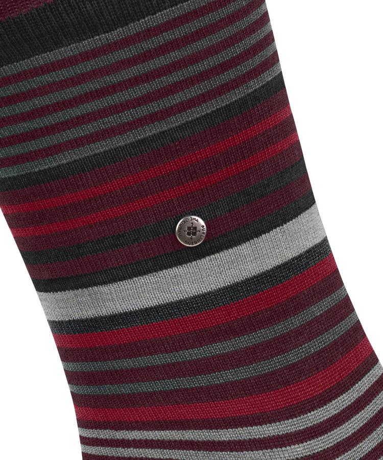 Burlington Burlington Stripe SO Socken Herren - berry (8433) - 1 | SportScheck