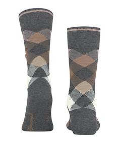 Rückansicht von Burlington Newcastle SO Freizeitsocken Herren dark grey (3073)